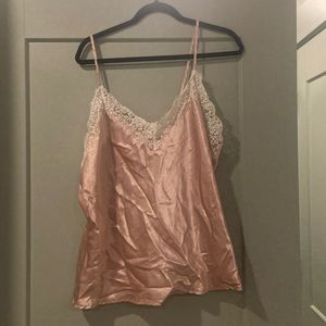Plus size satin pj top